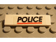 Part No: 2431pb0038  Name: Tile 1 x 4 with 'POLICE' Red Line Pattern (Sticker) - Set 6398