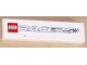 Part No: 2431pb0301  Name: Tile 1 x 4 with LEGO Racers Logo Pattern (Sticker) - Sets 8130 / 8655