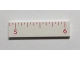 Part No: 2431pb0424  Name: Tile 1 x 4 with Ruler INCH  5 - 6 Pattern
