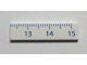 Part No: 2431pb0425  Name: Tile 1 x 4 with Ruler CM 13 - 15 Pattern