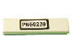 Part No: 2431pb0622  Name: Tile 1 x 4 with 'PN60239' Pattern (Sticker) - Set 60239