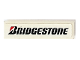 Part No: 2431pb0702  Name: Tile 1 x 4 with 'BRIDGESTONE' Pattern (Sticker) - Set 8155