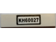 Part No: 2431pb465  Name: Tile 1 x 4 with 'KH60027' Pattern (Sticker) - Set 60027