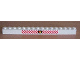 Part No: 2465px2  Name: Brick 1 x 16 with Fire Logo Badge and Red Diagonal Stripes Pattern