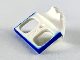 Part No: 24779pb01  Name: Minifigure Costume Tail Duck with Blue Rim Pattern