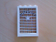 Part No: 2493c01pb05  Name: Window 1 x 4 x 5 with Trans-Clear Glass with Sheriff Pattern (Sticker) - Sets 6755 / 6764