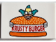 Part No: 26603pb521  Name: Tile 2 x 3 with Krusty Burger Restaurant Logo Pattern