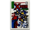 Part No: 26603pb569  Name: Tile 2 x 3 with X-Men Comic Book with Minifigures Pattern (Sticker) - Set 76294