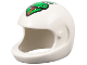Part No: 2715pb01  Name: Technic, Figure Accessory Helmet with Green Viper Pattern