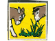 Part No: 2756pb011  Name: Duplo, Tile 2 x 2 x 1 with Goat Mosaic Picture 11 Pattern