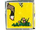 Part No: 2756pb018  Name: Duplo, Tile 2 x 2 x 1 with Goat Mosaic Picture 18 Pattern