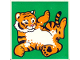 Part No: 2756pb190  Name: Duplo, Tile 2 x 2 x 1 with Tiger Mosaic Picture 10 Pattern