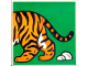 Part No: 2756pb192  Name: Duplo, Tile 2 x 2 x 1 with Tiger Mosaic Picture 12 Pattern