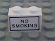 Part No: 3004pb061  Name: Brick 1 x 2 with 'NO SMOKING' Pattern on Both Sides (Stickers) - Set 6375-2