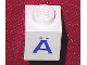 Part No: 3005ptAdiaer  Name: Brick 1 x 1 with Blue Capital Letter A with Diaeresis (Ä) Pattern
