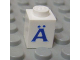 Part No: 3005ptAdiaers  Name: Brick 1 x 1 with Blue Capital Letter A with Diaeresis (Ä) Pattern (Serif Font)
