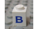 Part No: 3005ptBs  Name: Brick 1 x 1 with Blue 'B' Pattern (Serif Font)