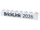 Part No: 3008pb202  Name: Brick 1 x 8 with Black 'BrickLink' Wordmark and Number 2026 Pattern