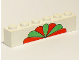 Part No: 3009pb012  Name: Brick 1 x 6 with Red and Green Petals Pattern