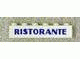 Part No: 3009px1  Name: Brick 1 x 6 with Blue 'RISTORANTE' Pattern