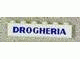 Part No: 3009px2  Name: Brick 1 x 6 with Blue 'DROGHERIA' Pattern