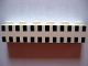 Part No: 3009px21  Name: Brick 1 x 6 with Ferry Squares Black in 2 Lines Pattern