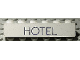 Part No: 3009px9  Name: Brick 1 x 6 with Black 'HOTEL' Pattern