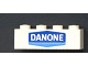 Part No: 3010px58  Name: Brick 1 x 4 with Danone Logo Pattern