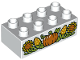 Part No: 3011pb044  Name: Duplo, Brick 2 x 4 with Pumpkin, Corn and Sunflowers Pattern