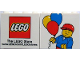 Part No: 30144pb006  Name: Brick 2 x 4 x 3 with Minifigure and Balloons Pattern and LEGO Logo and URL on back