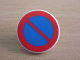 Part No: 30261px5  Name: Road Sign 2 x 2 Round with Clip with Blue and Red No Parking Pattern