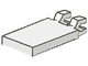 Part No: 30350u  Name: Tile, Modified 2 x 3 with 2 Clips (Undetermined Type)