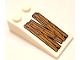 Part No: 30363pb048R  Name: Slope 18 4 x 2 with 3 Wood Grain Boards and Coral Nails Pattern Model Right Side (Sticker) - Set 41380