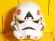 Part No: 30408px3  Name: Minifigure, Headgear Helmet SW Stormtrooper, AT-AT Driver Pattern