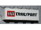 Part No: 30413pb026  Name: Panel 1 x 4 x 1 with 'HA TRANSPORT' Pattern (Sticker) - Set 4645
