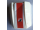 Part No: 30602pb110  Name: Slope, Curved 2 x 2 Lip with Red Stripe and Bridgestone Logo Pattern (Sticker) - Set 8155