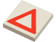 Part No: 3068p06  Name: Tile 2 x 2 with Red Warning Triangle Pattern