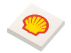 Part No: 3068pb0001  Name: Tile 2 x 2 with Shell Logo Pattern