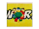 Part No: 3068pb0410  Name: Tile 2 x 2 with LEGO World Pattern Medium Middle