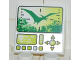 Part No: 3068pb0428  Name: Tile 2 x 2 with Pteranodon Dino Hunting Screen, Buttons and Toggle Pattern
