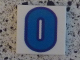 Part No: 3068pb0701  Name: Tile 2 x 2 with Number 0 Blue Pattern