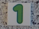 Part No: 3068pb0702  Name: Tile 2 x 2 with Number 1 Green Pattern