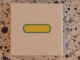 Part No: 3068pb0739  Name: Tile 2 x 2 with Yellow Dash / Hyphen / Minus Sign (-) Pattern