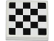 Part No: 3068pb0778  Name: Tile 2 x 2 with Checkered Pattern (Sticker) - Set 60019