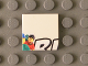 Part No: 3068pb0797  Name: Tile 2 x 2 with Minifigures and Black 'RL' Upper Half Pattern