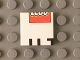 Part No: 3068pb0799  Name: Tile 2 x 2 with LEGO Logo Lower Half and 'UT' Upper Half Pattern