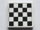 Part No: 3068pb1071  Name: Tile 2 x 2 with Checkered Pattern with Thin Black Border (Sticker) - Set 75913