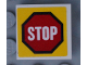 Part No: 3068pb1292  Name: Tile 2 x 2 with Road Sign 'STOP' in Octagon Pattern (Sticker) - Set 60169