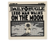 Part No: 3068pb1721  Name: Tile 2 x 2 with Newspaper 'DAILY BUGLE' and 'LEGO MAN WALKS ON THE MOON' Pattern