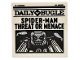 Part No: 3068pb1722  Name: Tile 2 x 2 with Newspaper 'DAILY BUGLE' and 'SPIDER-MAN THREAT OR MENACE' Pattern